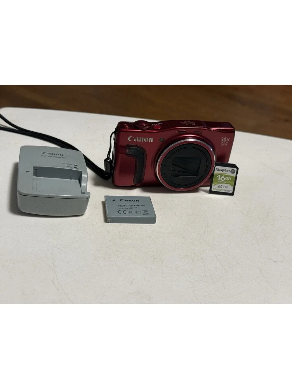 Canon PowerShot SX710 HS Red 30x Zoom Compact Digital Camera Digicam (Read) Work